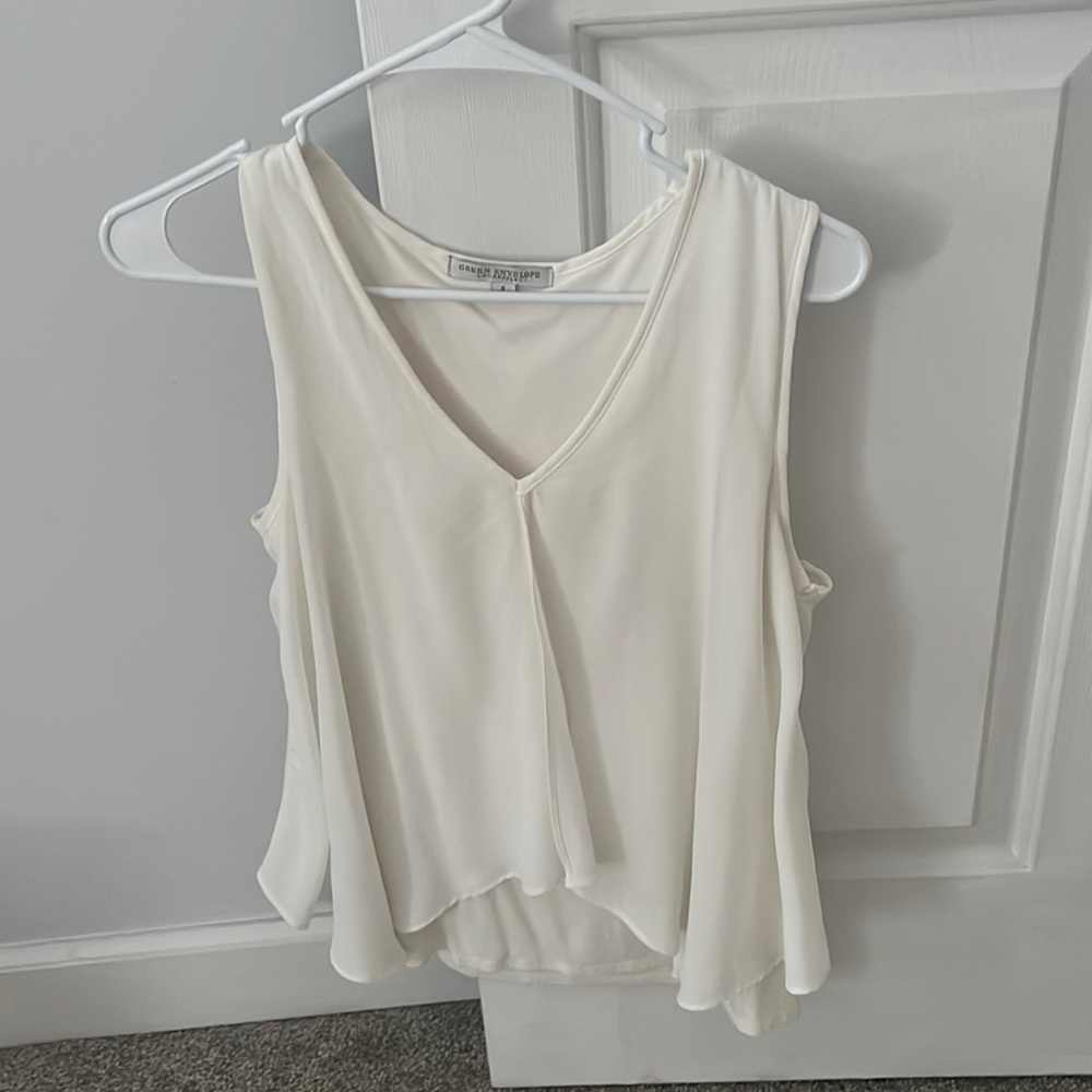 Flowy open back top